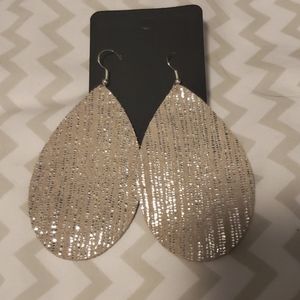 Silver Shimmer Earrings.